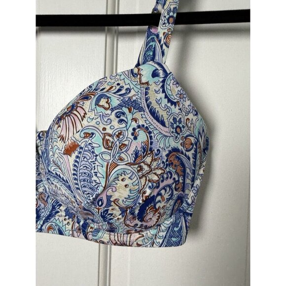 Victoria’s Secret The Angel Convertible Floral Swim Bra Top Size 34DD - Picture 3 of 10